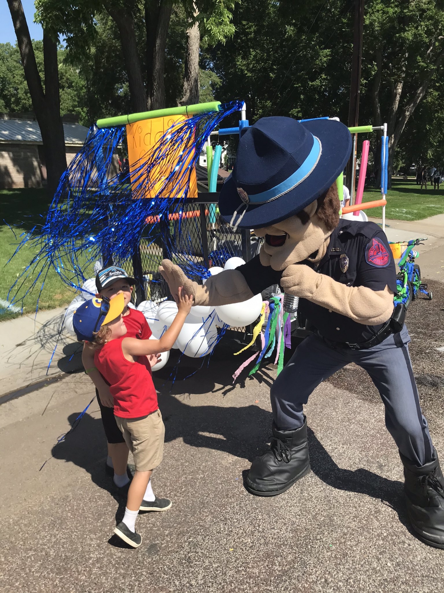 Buck the mascot