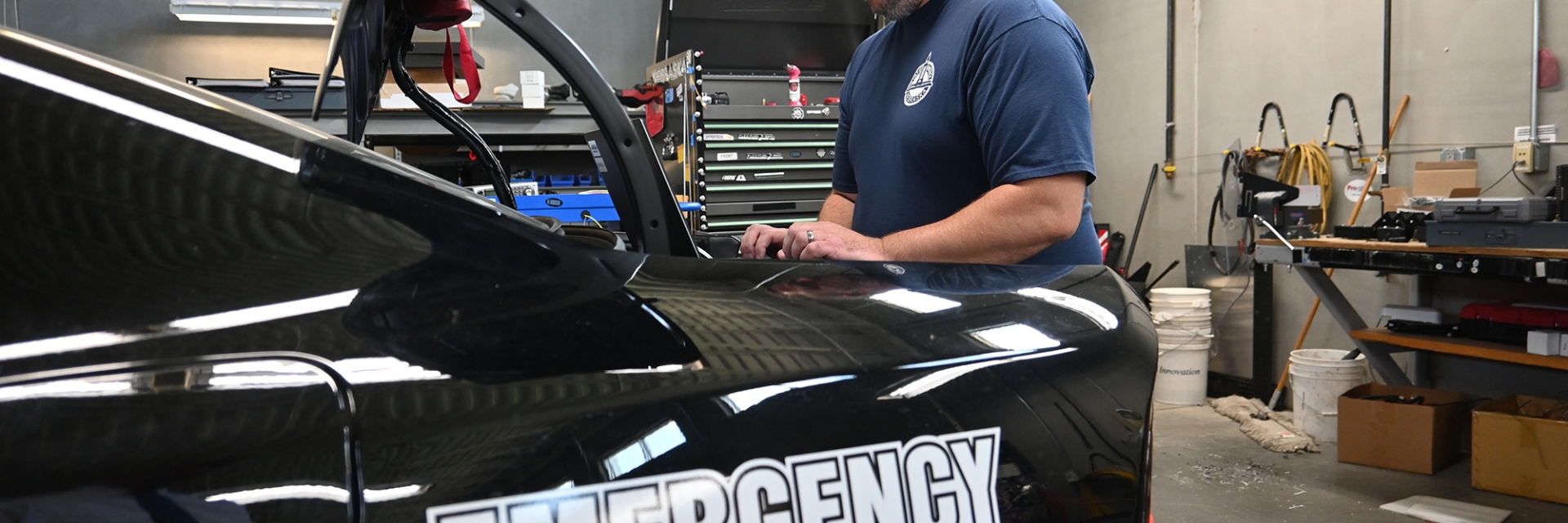 automotive technician working