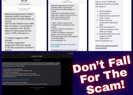 Scam text messages
