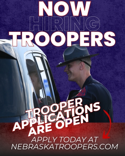 Nebraska State Patrol Now Hiring Troopers 