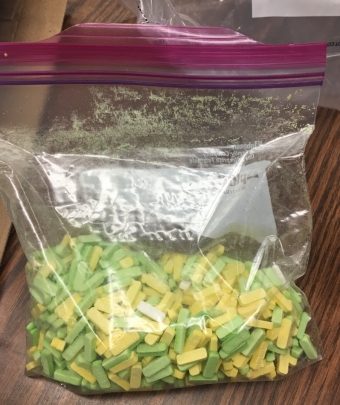 Approximately 1,000 Xanax pills
