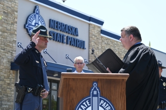 Colonel Waugh Sworn-In