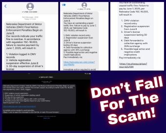 Scam text messages