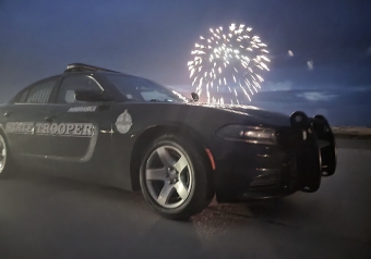 Cruiser with Fireworks