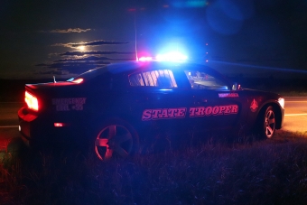 Cruiser at night