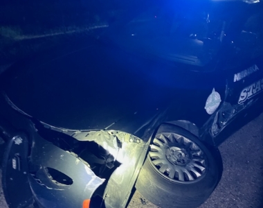 Unit Hit by Semi