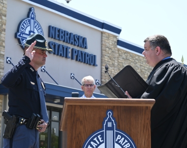 Colonel Waugh Sworn-In